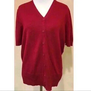 Josephine Chaus Sweater so L 73% Silk Cardigan